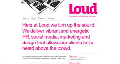 Desktop Screenshot of loudgroup.com